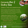 Community Plant & Seed Swap: Saturday, 26th September, The Termon, 11am - 1pm. Registration essential!